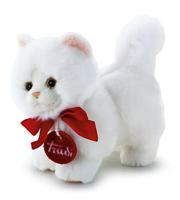 Trudi , Trudino Persian Cat: plush white kitten , Christmas, baby shower, birthday or Christening gift for kids, Plush Toys , Suitable from birth