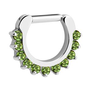 Septum Clicker met scharnier Chirurgisch staal 316L Neuspiercings