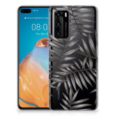 Huawei P40 TPU Case Leaves Grey