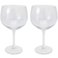 Gin Tonic/Aperol Spritz Cocktailglazen/drinkglazen - 2x - 650 ml - grote bol glazen