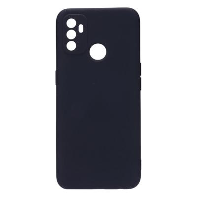 Shop4 - Oppo A53 Hoesje - Zachte Back Case Mat Zwart