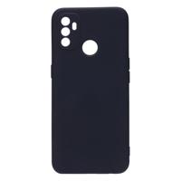 Shop4 - Oppo A53 Hoesje - Zachte Back Case Mat Zwart
