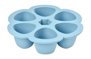 BEABA Multiportions siliconen 6x150 ml blauw