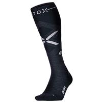 STOX Energy Socks, Skisokken Heren, Compressieklasse 23-32 mmHg, Skikous, Compressiesokken, Merinowol, Skien, Compressie, Kniekous, Geen koude voeten