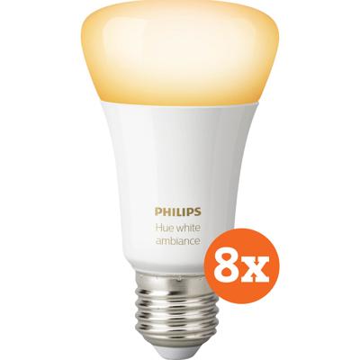 Philips Hue White Ambiance E27 Bluetooth 8-Pack Philips Hue White Ambiance E27 Bluetooth 8-Pack