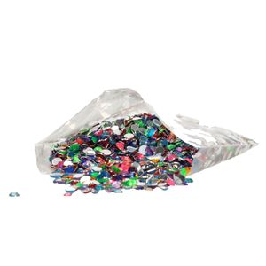 Hobby materiaal glitter steentjes 3000 stuks   -