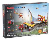 fischertechnik 548885 Universal 4 bouwdoos, bouwpakket voor kinderen met 40 spannende modellen, vanaf 7 jaar