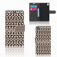 Sony Xperia Z3 Telefoon Hoesje Aztec Brown