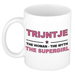 Trijntje The woman, The myth the supergirl collega kado mokken/bekers 300 ml