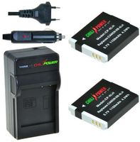 2 x NB-6LH accu's voor Canon - inclusief oplader en autolader - Origineel ChiliPower - thumbnail