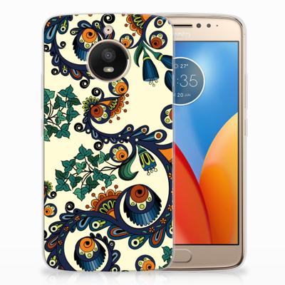 Siliconen Hoesje Motorola Moto E4 Plus Barok Flower Siliconen Hoesje Motorola Moto E4 Plus Barok Flower