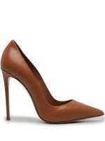 Le Silla escarpins Eva 120 mm en cuir - Marron - thumbnail