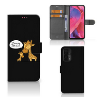 OPPO A54 5G | A74 5G | A93 5G Leuk Hoesje Giraffe - thumbnail