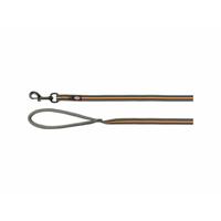 TRIXIE Fusion Fusion Gordelband, met rubber, M-XL, 5 m/17 mm, grafiet/papaya