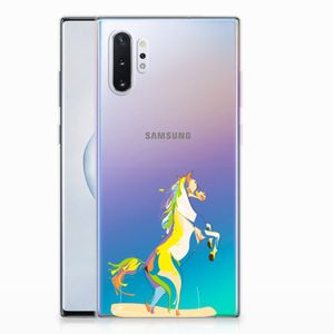 Samsung Galaxy Note 10 Plus Telefoonhoesje met Naam Horse Color