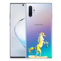 Samsung Galaxy Note 10 Plus Telefoonhoesje met Naam Horse Color - thumbnail