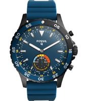 Horlogeband Fossil FTW1125 Silicoon Blauw 22mm