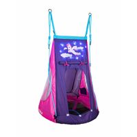 Hudora Nestschommel Pony met Tent LED