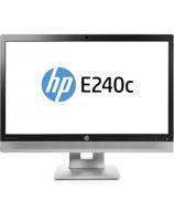 HP EliteDisplay E240 24 Inch, 1920x1080 (Full HD) Zilver, Zwart - thumbnail