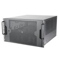 SilverStone Technology RM600, 6U rackmount behuizing met dubbele voeding en ondersteuning voor DRIE 360 mm koellichamen, SST-RM600