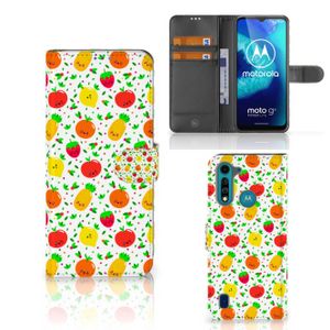 Motorola G8 Power Lite Book Cover Fruits