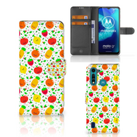 Motorola G8 Power Lite Book Cover Fruits