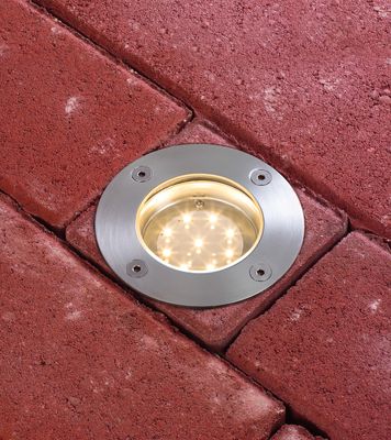 Paulmann Set vloerinbouwlampen Special Line 230 V LED Warmwit, edelstaal, set van 1