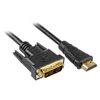 Sharkoon 4044951015221 video kabel adapter 3 m HDMI DVI-D Zwart - thumbnail