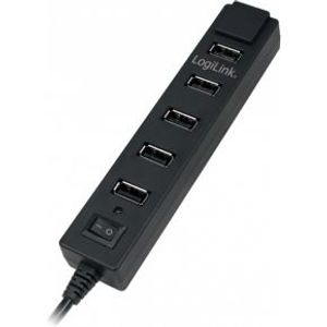 LogiLink USB 2.0 7-Port Hub with On/Off Switch 480 Mbit/s