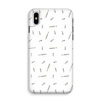 Hipster stripes: iPhone XS Tough Case - thumbnail