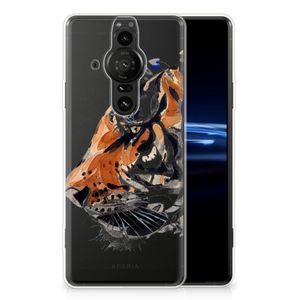 Hoesje maken Sony Xperia Pro-I Watercolor Tiger