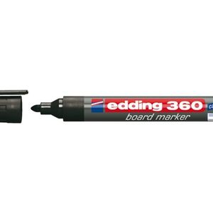 Viltstift edding 360 whiteboard rond zwart 3mm