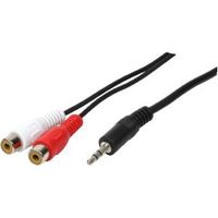 LogiLink 1x3.5mm - 2xRCA, 0.2m