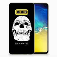 Silicone Back Case Samsung Galaxy S10e Skull Eyes