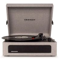 Crosley Voyager Portable Retro Platenspeler - Grijs BLUETOOTH IN (B-STOCK) - thumbnail