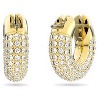 Swarovski 5636530 Oorringen Dextera Pave goudkleurig-wit 15 mm