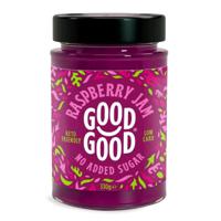 Good Good Sweet Raspberry Jam met Stevia (330 gr) - thumbnail