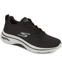Skechers Heren Go Walk Arch Fit 2.0-sneakers, Zwart, 41 EU