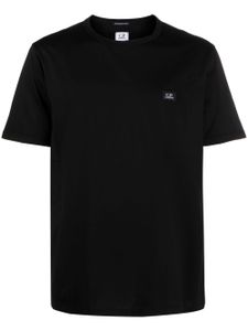 C.P. Company t-shirt en coton à patch logo - Noir