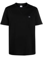 C.P. Company t-shirt en coton à patch logo - Noir