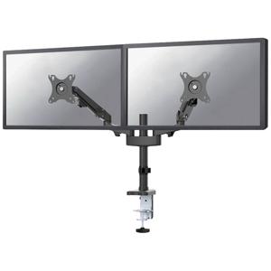 Neomounts DS70-750BL2 Monitor-tafelbeugel 2-voudig 43,2 cm (17) - 68,6 cm (27) Zwart Kantelbaar en zwenkbaar, In hoogte verstelbaar, Roteerbaar