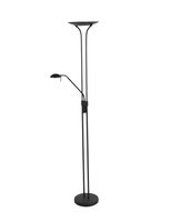 Mexlite Vloerlamp Biron H 180 cm DIM zwart - thumbnail