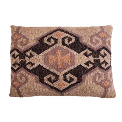 Lex&MaxKelimCrownLosseHoesVoorHondenkussenRechthoek100x70cmZand