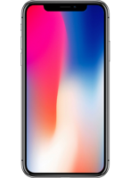 Refurbished Apple iPhone X 256GB Zwart