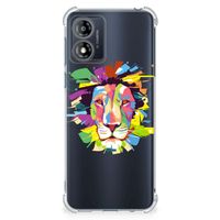 Motorola Moto E13 Stevig Bumper Hoesje Lion Color