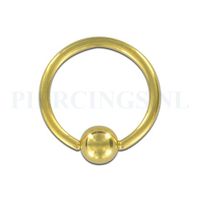 BCR 1.2 mm x 10 mm goud kleur