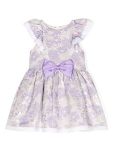 Hucklebones London robe courte à effet métallisé - Violet