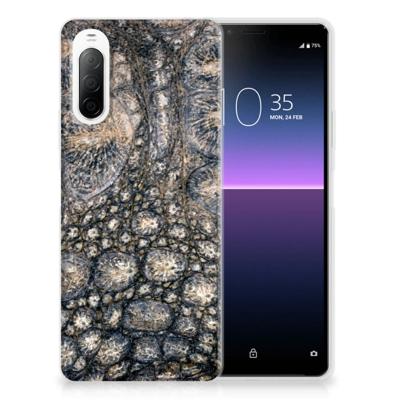 Sony Xperia 10 II TPU Hoesje Krokodillenprint