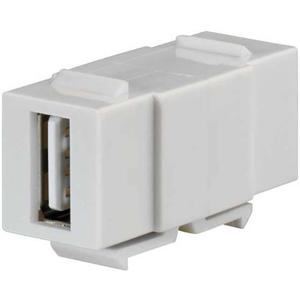 Adapter, Koppeling, dubbel KMK-USB rw 17010651 Rutenbeck 1 stuk(s)