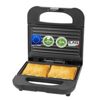 Emerio ILAG (Xeradur 2) Sandwichmaker Paninigrill, gemaakt van ca. 70% gerecycled kunststof, zeer duurzaam, 700 W, ST-130038